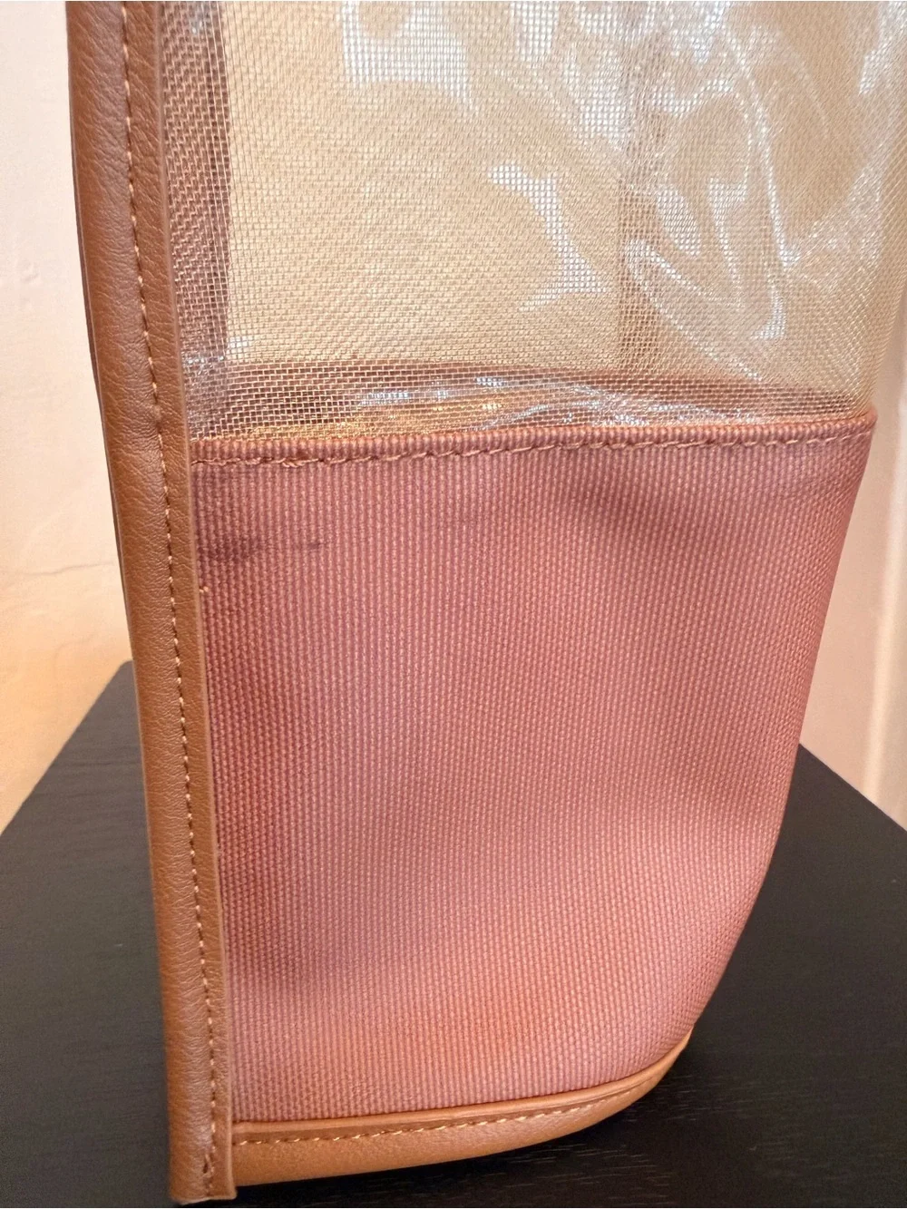 BEIS The Makeup Brush Pouch in Camel